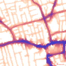 Daytime road noise heatmap for SE15 5GB