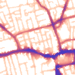 Daytime road noise heatmap for SE15 5GD