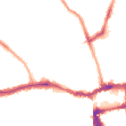 Night-time road noise heatmap for SE15 5GD
