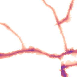 Night-time road noise heatmap for SE15 5GP