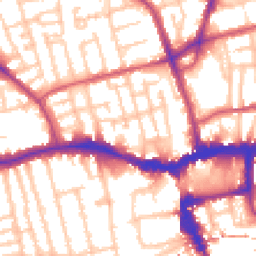 Daytime road noise heatmap for SE15 5GS