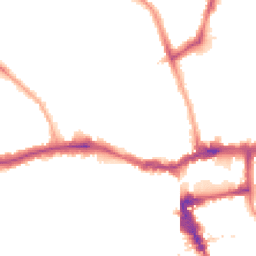 Night-time road noise heatmap for SE15 5GS
