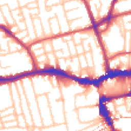 Daytime road noise heatmap for SE15 5GX