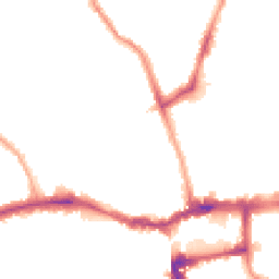 Night-time road noise heatmap for SE15 5GY