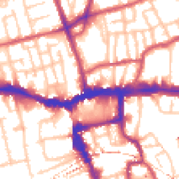 Daytime road noise heatmap for SE15 5SE
