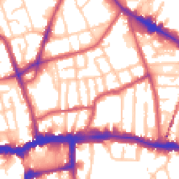 Daytime road noise heatmap for SE15 5TH