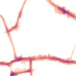 Night-time road noise heatmap for SE15 5TH