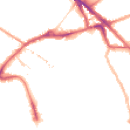 Night-time road noise heatmap for SE16 2AT