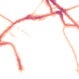 Night-time road noise heatmap for SE16 2AU