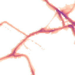 Night-time road noise heatmap for SE16 2AZ