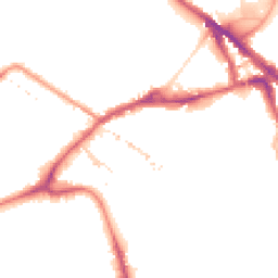 Night-time road noise heatmap for SE16 2BF