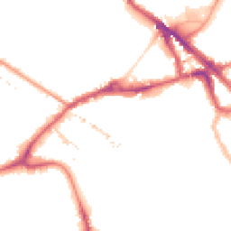 Night-time road noise heatmap for SE16 2BL