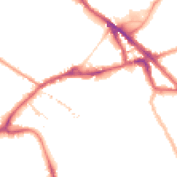 Night-time road noise heatmap for SE16 2BN