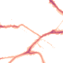 Night-time road noise heatmap for SE16 2DB