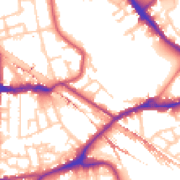 Daytime road noise heatmap for SE16 2DL