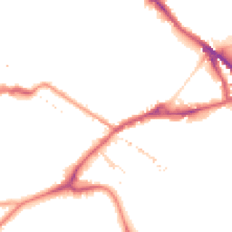 Night-time road noise heatmap for SE16 2DX