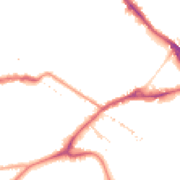 Night-time road noise heatmap for SE16 2DZ