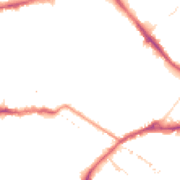 Night-time road noise heatmap for SE16 2HD