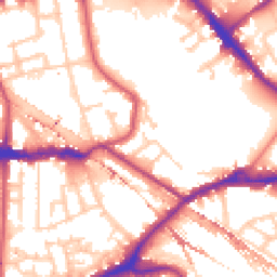 Daytime road noise heatmap for SE16 2HE