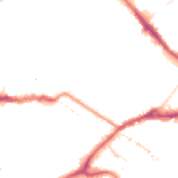 Night-time road noise heatmap for SE16 2HE