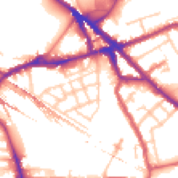 Daytime road noise heatmap for SE16 2PG