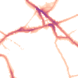Night-time road noise heatmap for SE16 2QG