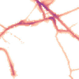 Night-time road noise heatmap for SE16 2RR