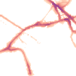 Night-time road noise heatmap for SE16 2RU