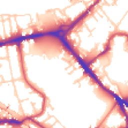 Daytime road noise heatmap for SE16 2TL