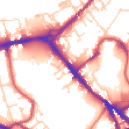 Daytime road noise heatmap for SE16 2TT