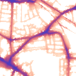 Daytime road noise heatmap for SE16 3DU
