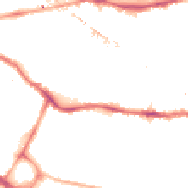 Night-time road noise heatmap for SE16 3SS