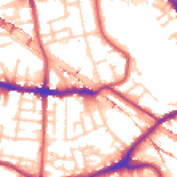 Daytime road noise heatmap for SE16 3TP