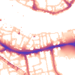 Daytime road noise heatmap for SE16 4PZ