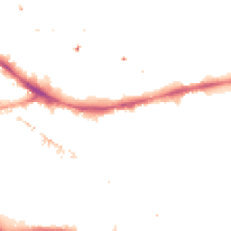 Night-time road noise heatmap for SE16 4SD