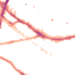 Night-time road noise heatmap for SE16 4TE