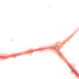 Night-time road noise heatmap for SE16 4TS