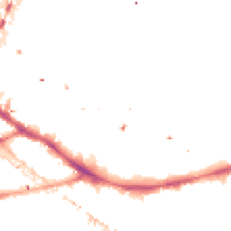 Night-time road noise heatmap for SE16 4UB