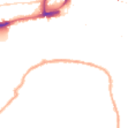 Night-time road noise heatmap for SE16 5DS