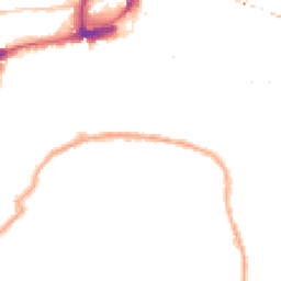 Night-time road noise heatmap for SE16 5EH