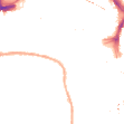 Night-time road noise heatmap for SE16 5FZ