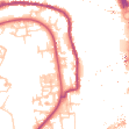 Daytime road noise heatmap for SE16 5GY