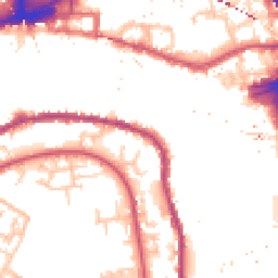 Daytime road noise heatmap for SE16 5NZ