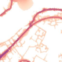 Daytime road noise heatmap for SE16 5PB