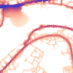 Daytime road noise heatmap for SE16 5SP