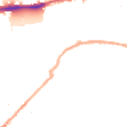 Night-time road noise heatmap for SE16 5SR
