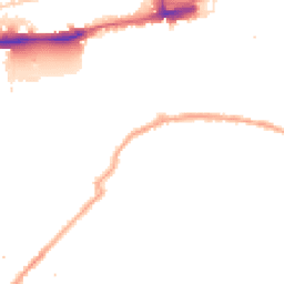 Night-time road noise heatmap for SE16 5SS