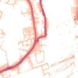 Daytime road noise heatmap for SE16 5UJ