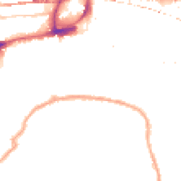 Night-time road noise heatmap for SE16 5XH