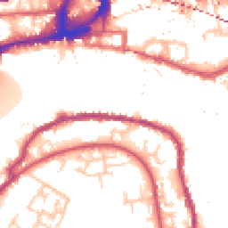 Daytime road noise heatmap for SE16 5XL